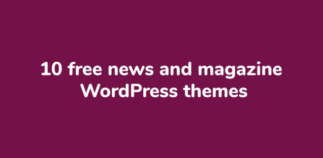 news and magazine WordPress themes