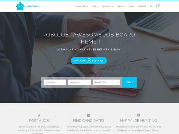 Robojob Board WordPress Theme